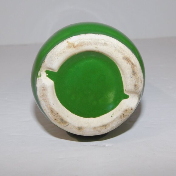 VTG Shawnee pottery small 8" Green oil Vinegar bud vase / Pitcher 888 USA - Picture 8 of 9